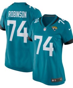 Cam Robinson Jacksonville Jaguars Nike Women's Game Jersey - Teal/Black