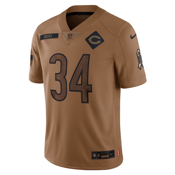 Walter Payton Chicago Bears Nike 2023 Salute To Service Retired Player Limited Jersey - Brown - Image 2