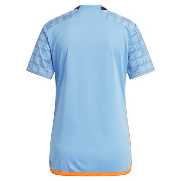 New York City FC adidas Women's 2024 The Interboro Kit Replica Jersey - Light Blue - Image 3