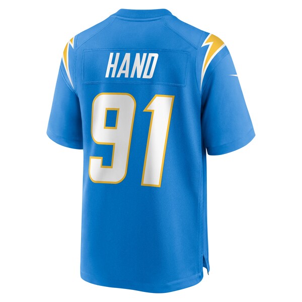 Da'Shawn Hand Los Angeles Chargers Nike Team Game Jersey - Powder Blue - Image 4