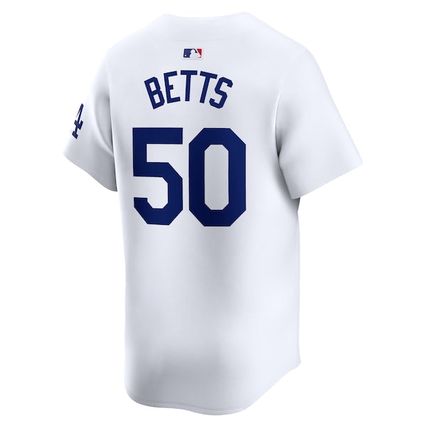 Mookie Betts Los Angeles Dodgers Nike Youth Home Limited Player Jersey - White - Image 3