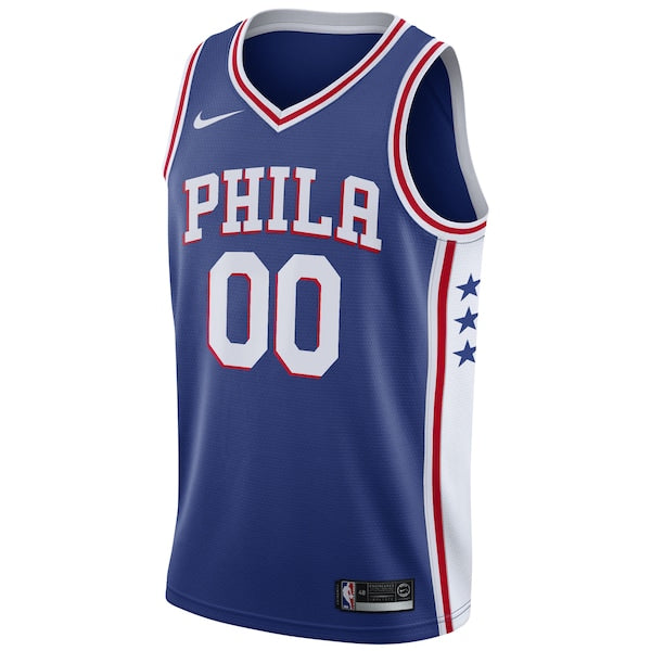Philadelphia 76ers Nike 2020/21 Swingman Custom Jersey - Icon Edition - Royal - Image 2