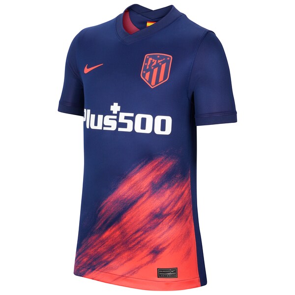 Atletico de Madrid Nike Youth 2021/22 Away Breathe Stadium Replica Jersey - Blue - Image 2