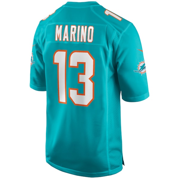 Dan Marino Miami Dolphins Nike Game Retired Player Jersey - Aqua/White - Image 4