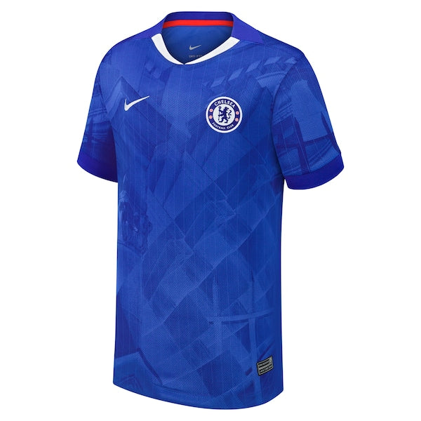 Chelsea Nike Youth 2025/26 Home Replica Custom Jersey - Blue - Image 2