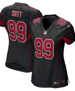 Alternative view of J.J. Watt Arizona Cardinals Nike Women's 2nd Alternate Game Jersey - Black/Cardinal