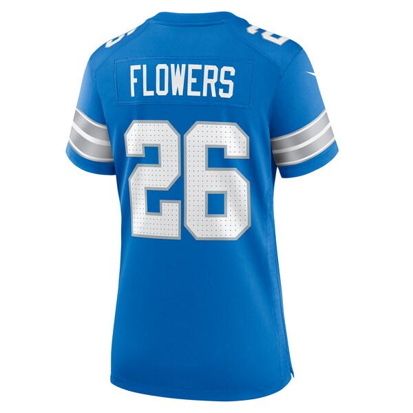 Tre Flowers Detroit Lions Nike Women's Team Game Jersey - Blue - Image 3