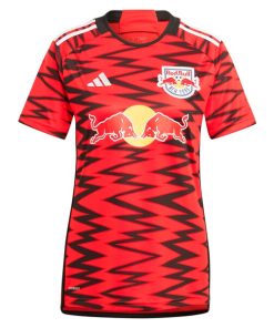 Alternative view of Daniel Edelman New York Red Bulls adidas Women's 2024 Legacy Replica Player Jersey?¨C Red