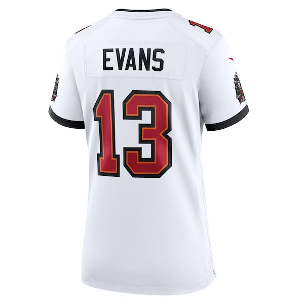 Mike Evans Tampa Bay Buccaneers Nike Women's 50th Season White Game Jersey - White/Red - Image 4