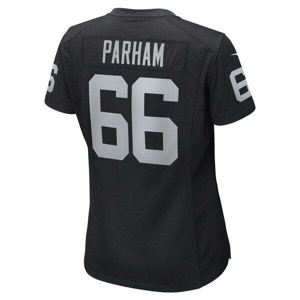 Dylan Parham Las Vegas Raiders Nike Women's Game Player Jersey - Black - Image 3