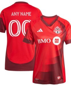 Toronto FC adidas Women's 2025 Club Kit Replica Custom Jersey - Red