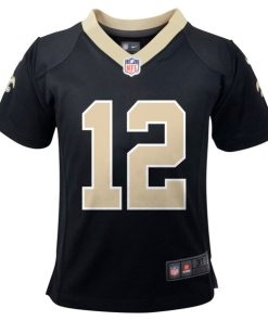 Alternative view of Chris Olave New Orleans Saints Nike Preschool Player Game Jersey - Black