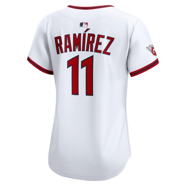 Jos¨¦ Ram¨ªrez Cleveland Guardians Nike Women's Home Limited Player Jersey - White - Image 3