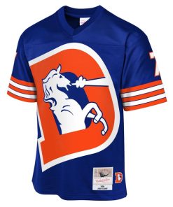 Alternative view of John Elway Denver Broncos  Youth 1998 Throwback Fashion Jersey - Royal