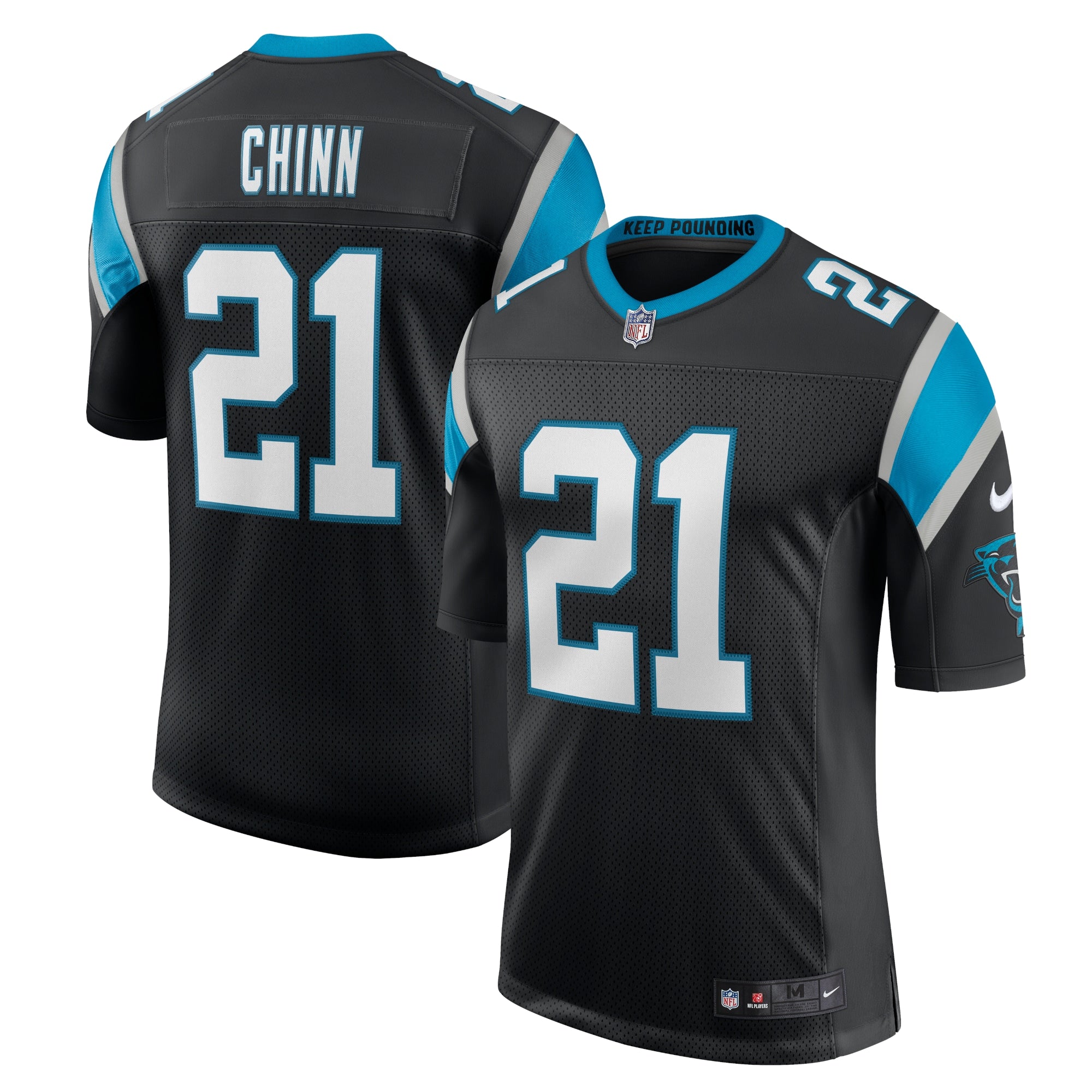 Jeremy Chinn Carolina Panthers Nike Vapor Limited Jersey - Blue/Black - Image 5