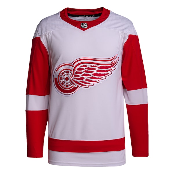 Detroit Red Wings adidas Men's Away Primegreen Authentic Jersey - White - Image 2