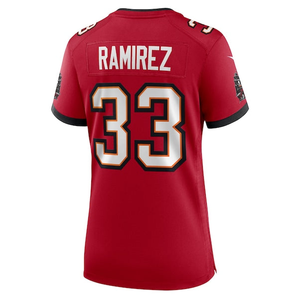 Jose Ramirez Tampa Bay Buccaneers Nike Women's Game Jersey - Red - Image 4