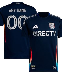 San Diego FC adidas 2025 State of Flow Authentic Custom Jersey - Navy