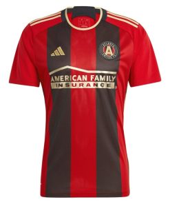 Alternative view of Atlanta United FC adidas 2024 The 17s' Kit Replica Custom Jersey - Black