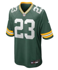 Alternative view of Emanuel Wilson Green Bay Packers Nike Team Game Jersey -  Green