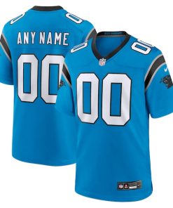 Carolina Panthers Nike Alternate Custom Game Jersey - Blue