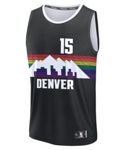 Alternative view of Nikola Joki? Denver Nuggets  2025/26 City Edition Fast Break Jersey - Black