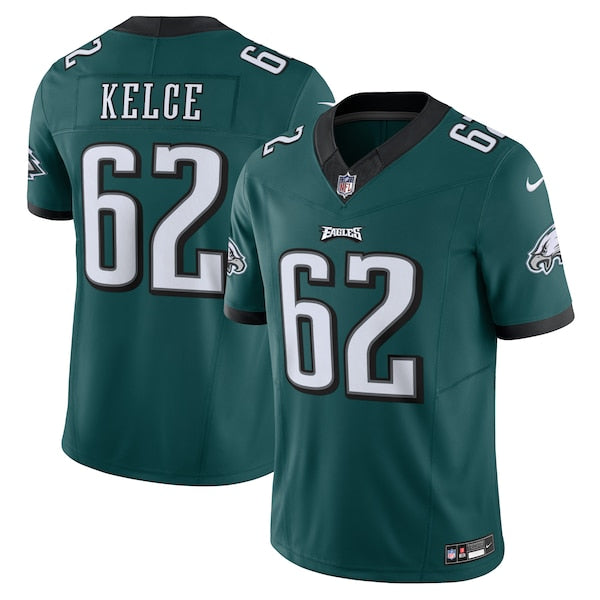 Jason Kelce Philadelphia Eagles Nike Vapor F.U.S.E. Limited Jersey - Midnight Green/Kelly Green - Image 2