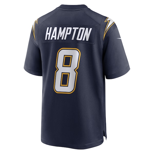 Omarion Hampton Los Angeles Chargers Nike Alternate Super Chargers Game Player Jersey - Navy/Powder Blue/Gold - Image 4