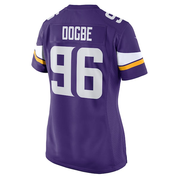 Michael Dogbe Minnesota Vikings Nike Women's Team Game Jersey - Purple - Image 3