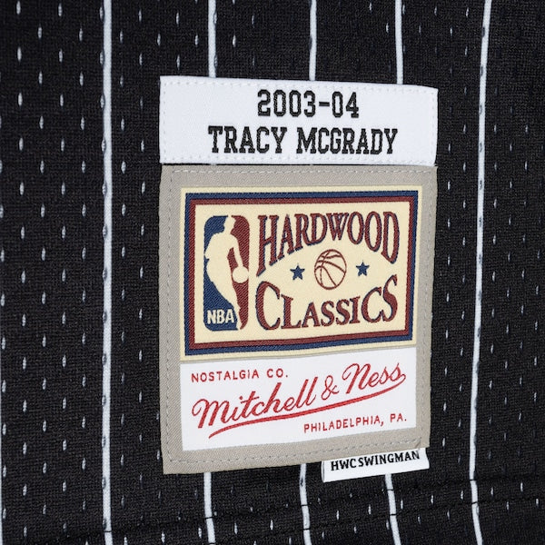 Tracy McGrady Orlando Magic Hardwood Classics 2003/04 Split Swingman Jersey - Blue/Black - Image 4
