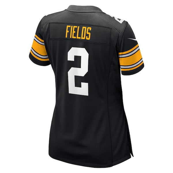 Justin Fields Pittsburgh Steelers Nike Women's Alternate Game Jersey?ยจC Black - Image 2