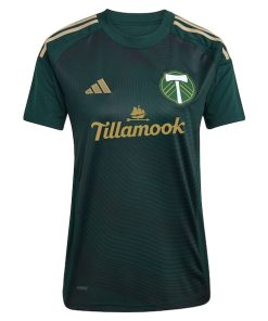 Alternative view of Jonathan Rodr¨ªguez Portland Timbers adidas Women's 2025 Forever Green & Gold Replica Player Jersey - Green