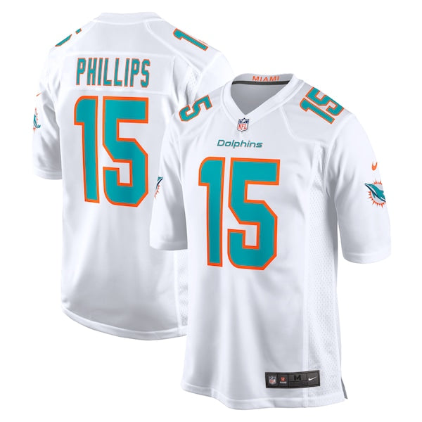 Jaelan Phillips Miami Dolphins Nike Game Jersey - White/Aqua - Image 2