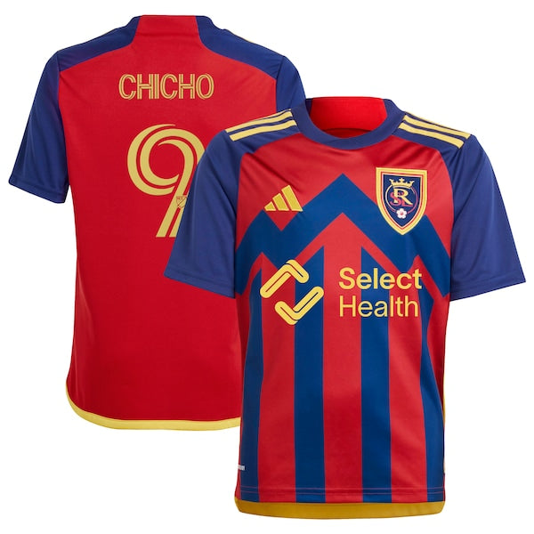 Cristian Arango Real Salt Lake adidas Youth 2024 Peak Utah Replica Player Jersey?ยจC Red