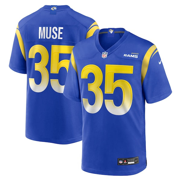 Nick Muse Los Angeles Rams Nike Team Game Jersey - Royal