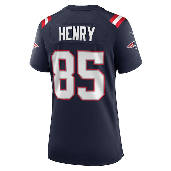 Hunter Henry New England Patriots Nike Women's Game Jersey - Navy/Red - Image 4
