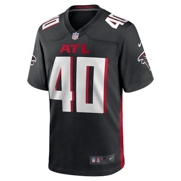 JD Bertrand Atlanta Falcons Nike Team Game Jersey - Black - Image 3