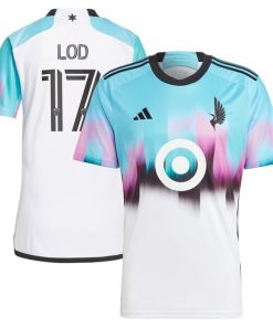 Robin Lod Minnesota United FC adidas 2024 The Northern Lights Kit Replica Jersey - White