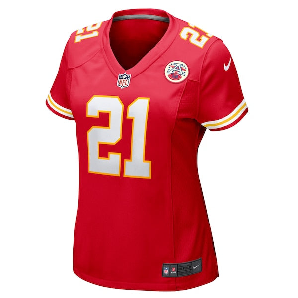 Jaden Hicks Kansas City Chiefs Nike Women's Game Jersey - Red - Image 3
