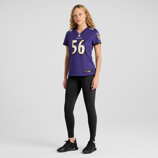 Deion Jennings Baltimore Ravens Nike Women's Game Jersey - Purple - Image 4