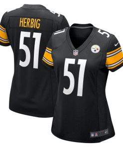 Nick Herbig Pittsburgh Steelers Nike Women's  Game Jersey -  Black
