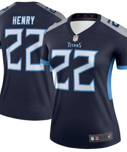 Derrick Henry Tennessee Titans Nike Women's New Legend Jersey - Navy/Light Blue