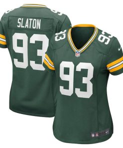 T.J. Slaton Green Bay Packers Nike Women's Game Jersey - Green