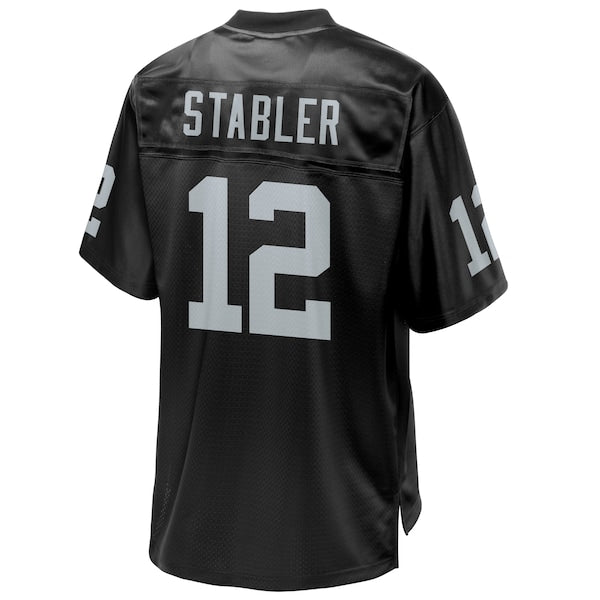 Ken Stabler Las Vegas Raiders NFL Pro Line Retired Player Replica Jersey - Black - Image 3