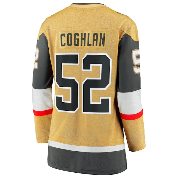 Dylan Coghlan Vegas Golden Knights Women's Home Breakaway Jersey - Gold - Image 2