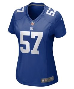 Alternative view of Jarrad Davis New York Giants Nike Women's Team Game Jersey -  Royal
