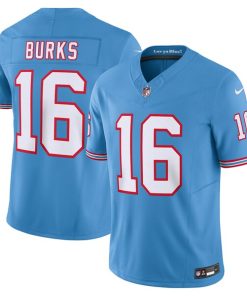 Alternative view of Treylon Burks Tennessee Titans Nike Vapor F.U.S.E. Limited Jersey - Light Blue/Navy