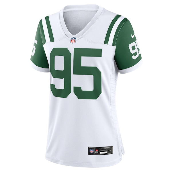 Quinnen Williams New York Jets Nike Women's Classic Alternate Game Jersey - White - Image 3
