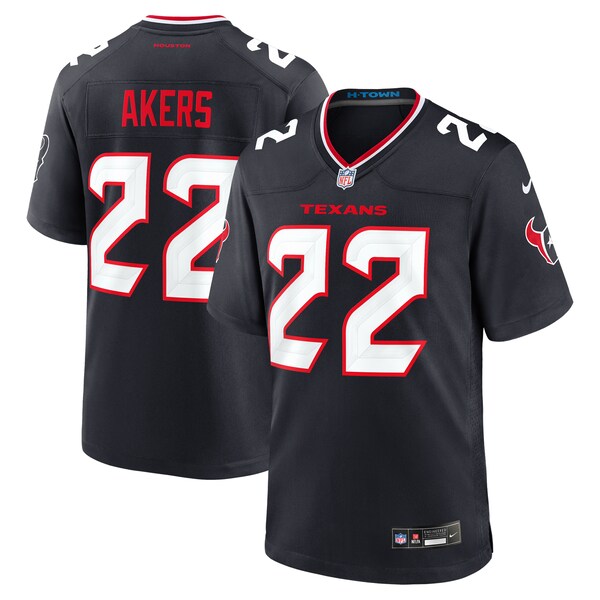 Cam Akers Houston Texans Nike Team Game Jersey - Navy