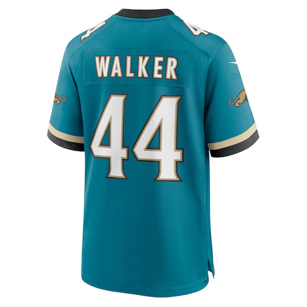 Travon Walker Jacksonville Jaguars Nike Prowler Throwback Player Game Jersey - Teal - Image 3